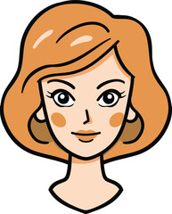 Vector Icons Symbolizing Female Empowerment and Liberation