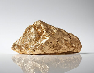gold stone, gold nugget 1 piece of shiny golden stone