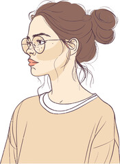 Vector Graphics Spotlighting Women Leadership and Empowerment