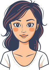 Celebrating Femininity Vibrant Vector Illustrations of Confident Women