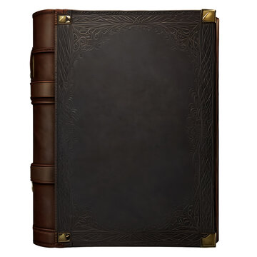 Classic leather-bound journal, isolated on transparent background Transparent Background Images 