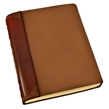 Classic leather-bound journal, isolated on transparent background Transparent Background Images