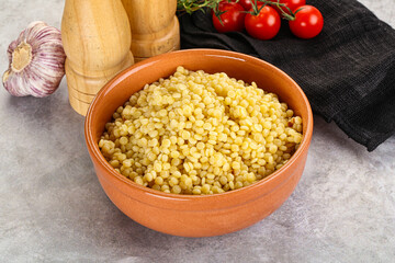 Organic wheat pasta - boiled ptitim