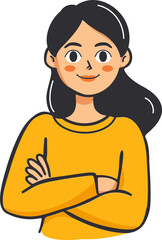 Vector Icons Symbolizing Female Empowerment and Liberation