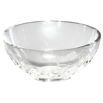 Elegant crystal dessert bowl, isolated on transparent background Transparent Background Images