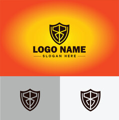 Obraz premium Shield logo vector art Protect shield security icon Company logo template
