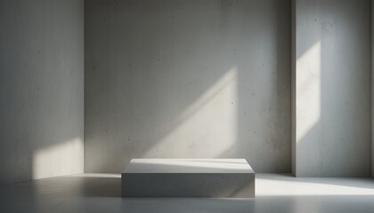 Concrete studio product background