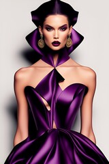 woman in a dress. generative ai