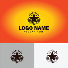 Star logo vector art icon graphics for business brand icon star logo template