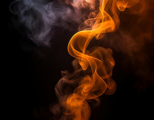 flame color smoke flow - obrazy, fototapety, plakaty