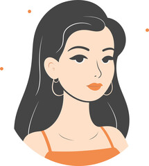 Vibrant Voices Colorful Vector Illustrations Amplifying Women Narratives