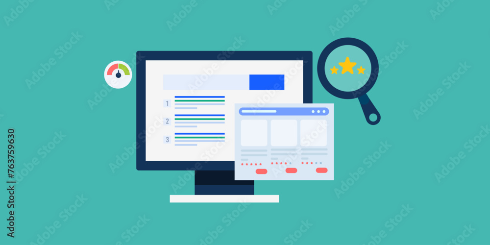 Poster high value content on top ranking search results, helpful content with optimised website and user ra