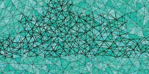 Tuinposter テクノロジー　幾何学　模様　テクスチャ　背景  © J BOY