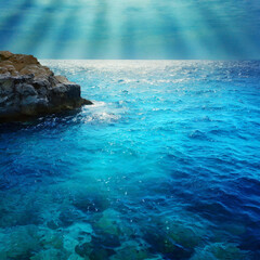 신비로운 푸른 바다