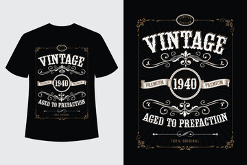 Vintage t-shirt design