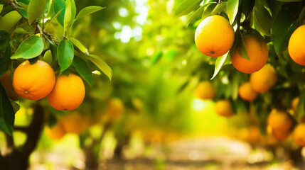 Bright round citrus fruit oranges garden, are juicy and sweet in drinks or eaten raw. Generative AI