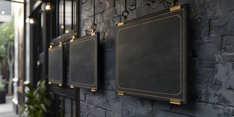 Vintage blackboards or school slate,Big Cork Bulletin Boards isolated on transparent background
