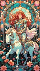 fantasy goddess illustration