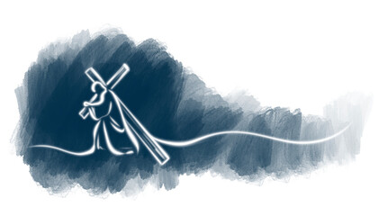 cross drawings for background religious concept illustration Can be applied to media and design work.