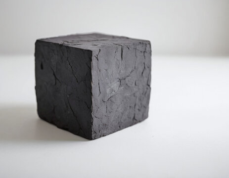 black cube carcoal bricket for cooking