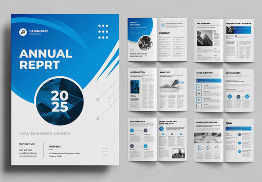 Annual Report Design Layout
