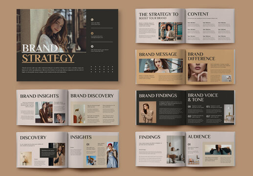Brand Strategy Layout Template