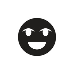 Fototapeta premium smile icon vector