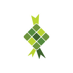 ketupat logo icon vector