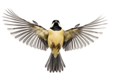 Naklejka premium Bird With Spread Wings. On a White or Clear Surface PNG Transparent Background.