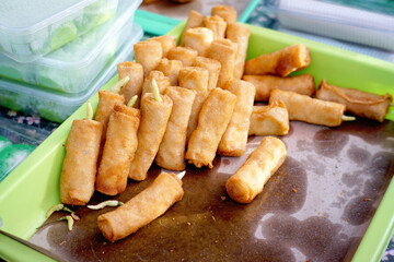 risolles snacks in traditional grocery