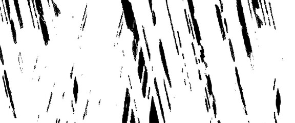 Vector brush black painted brushed surface with a transparent background