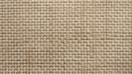 a macro close-up image of beige colored tightly woven jute fabric texture, seamless