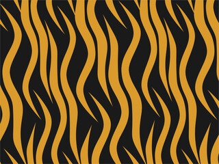 Trendy abstract for background. Animal Print. Seamless vector background. Tiger stripes pattern, animal skin, unique background. Seamless wild animal skin pattern. Wooden slats.