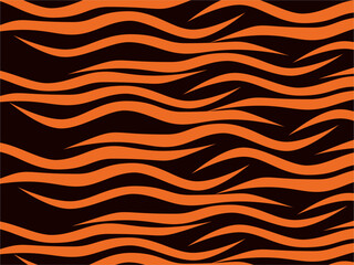 Trendy abstract for background. Animal Print. Seamless vector background. Tiger stripes pattern, animal skin, unique background. Seamless wild animal skin pattern. Wooden slats.