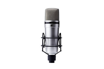 Microphone on White Background. On a White or Clear Surface PNG Transparent Background.