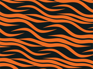 Trendy abstract for background. Animal Print. Seamless vector background. Tiger stripes pattern, animal skin, unique background. Seamless wild animal skin pattern. Wooden slats.