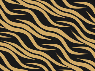 Trendy abstract for background. Animal Print. Seamless vector background. Tiger stripes pattern, animal skin, unique background. Seamless wild animal skin pattern. Wooden slats.