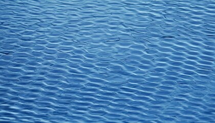 Obraz premium Water ripple texture background, blue tiles