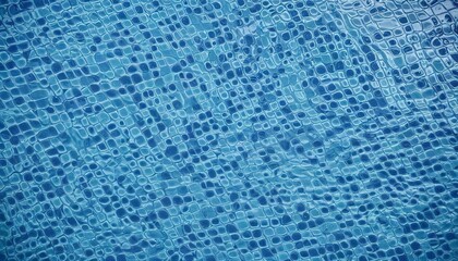 Fototapeta na wymiar Water ripple texture background, blue tiles