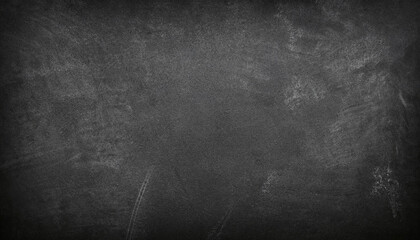 Old black grunge background. Distressed texture. Chalkboard wallpaper. Blackboard for text; copy space - obrazy, fototapety, plakaty