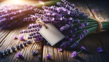 Foto auf Acrylglas bunch of lavender © BestSong