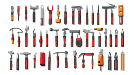 Labour tools icon design vector flat vector 