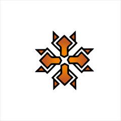 Obraz premium Print Wolf logo design for your company identity and brand