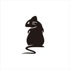 Print mouse logo design for your company identity and brand