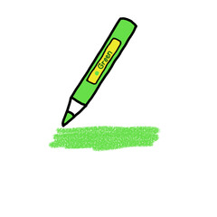 green pencil