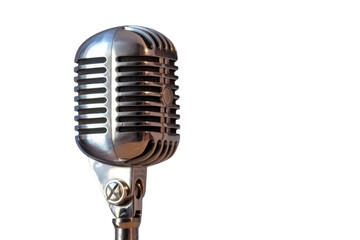Microphone Technology Isolated On Transparent Background