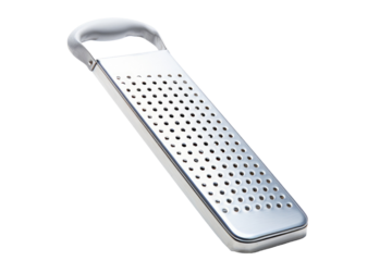 Grater With Handle on White Background. On a White or Clear Surface PNG Transparent Background.