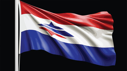 National Flag of Thailand Vector Illustration flat vector