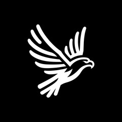 Eagle logo: Exudes power, freedom, and authority, symbolizing strength and leadership in its majestic form.