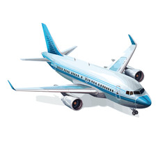 Airliner clipart isolated on white background